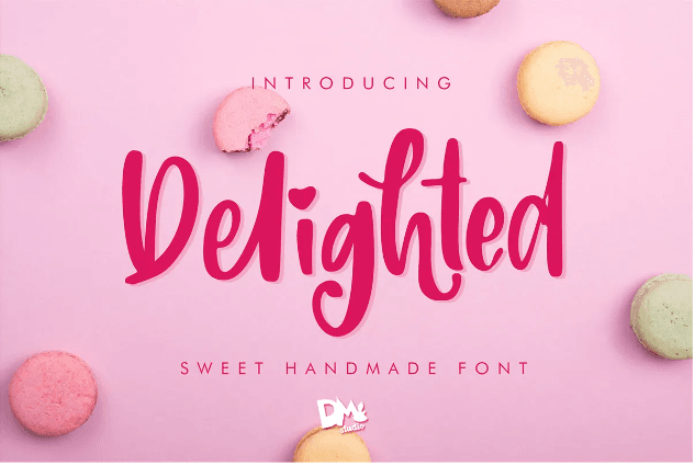 Delighted Sweet Bold Tattoo Font