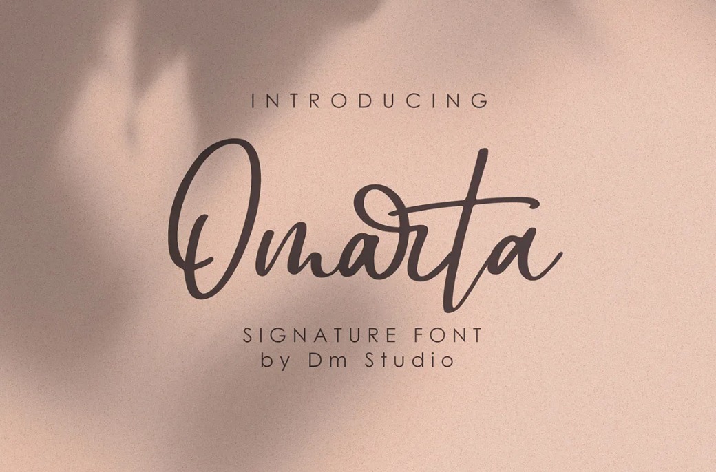 Omarta Classy Wedding Font