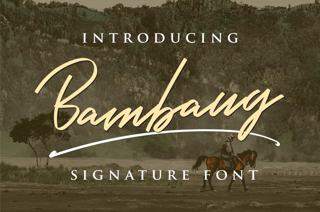 Bambang Captivating Wedding Font