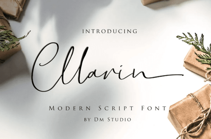 Mystical fancy font, Cllarin font
