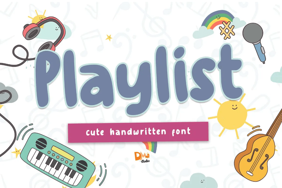Playlist font