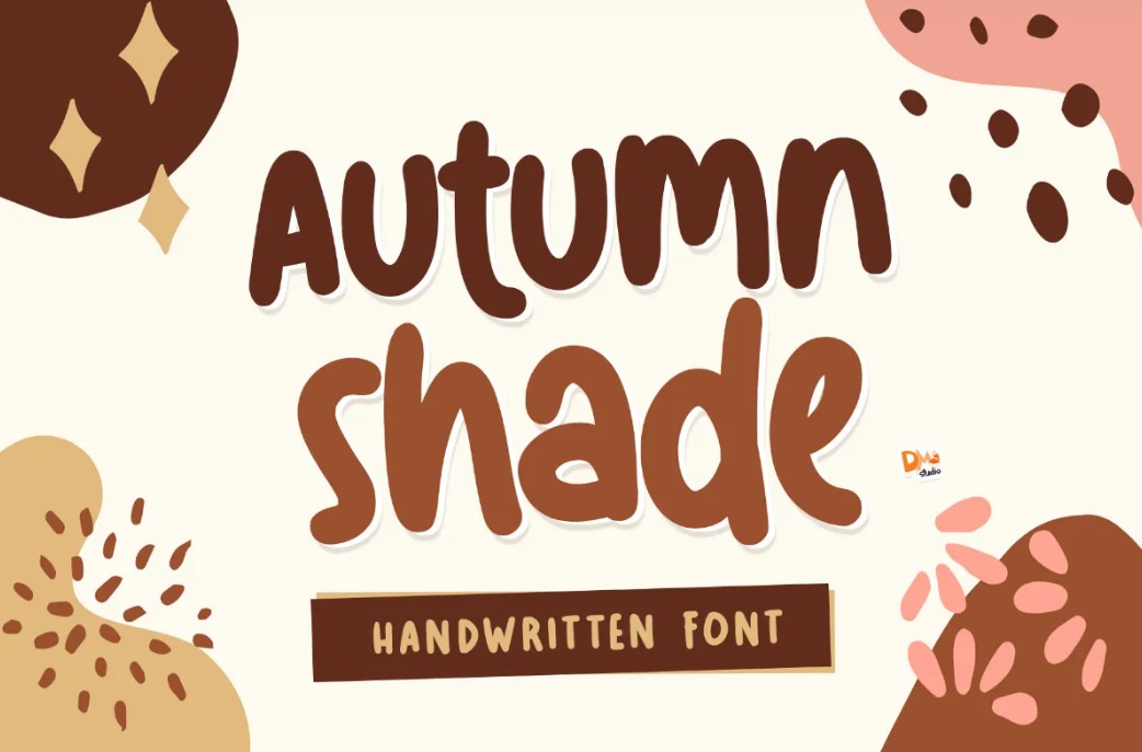 Autumn Shade Happy Holiday Font