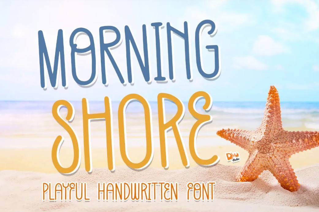 Morning Shore Playful Holiday Font