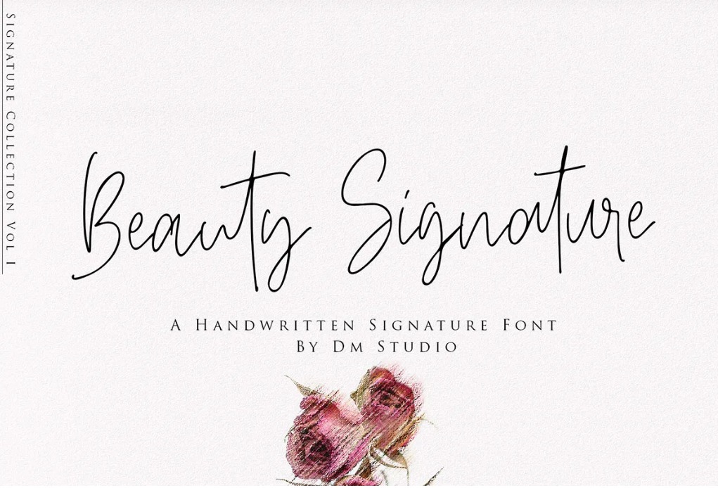 Beauty Signature Font for Quirky Wedding Anniversary Quotes