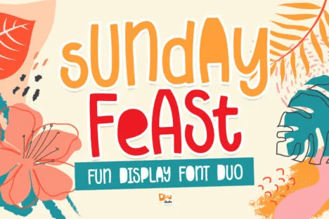 Sunday Fest Font for good morning sunday blessings images and quotes