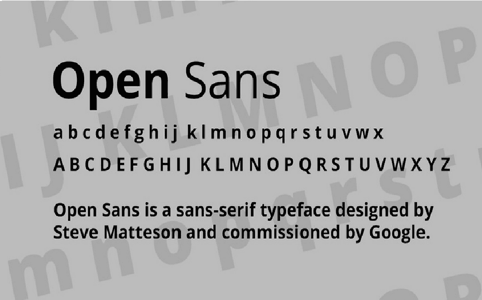 1. Open Sans
