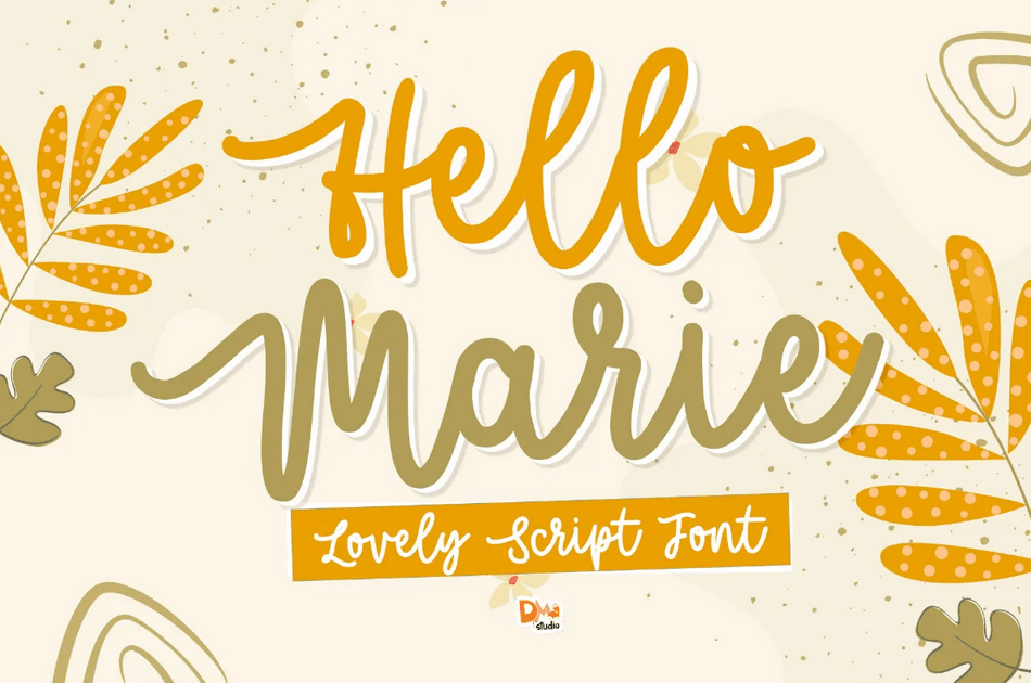 3. Hello Marie Font