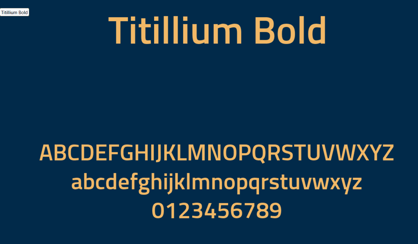 9. Titillium Web