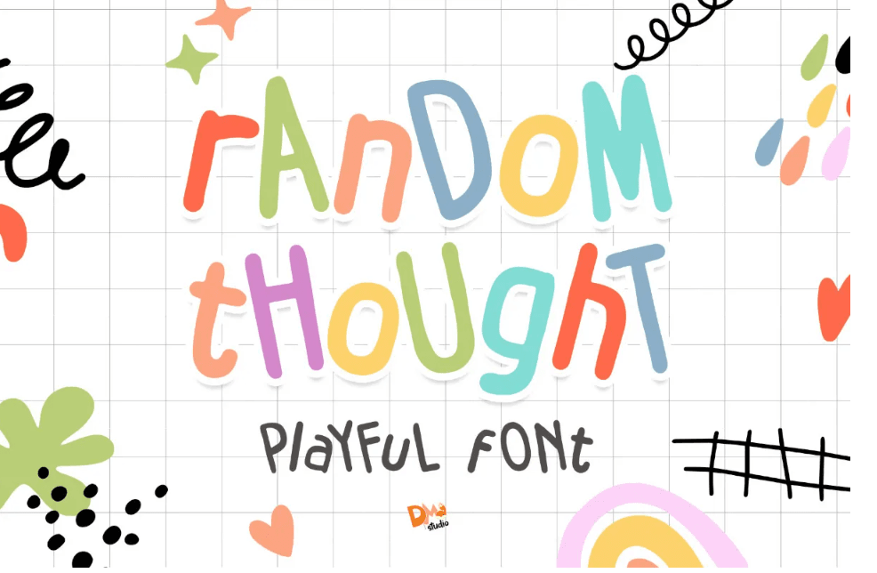 13. Random Thought Font