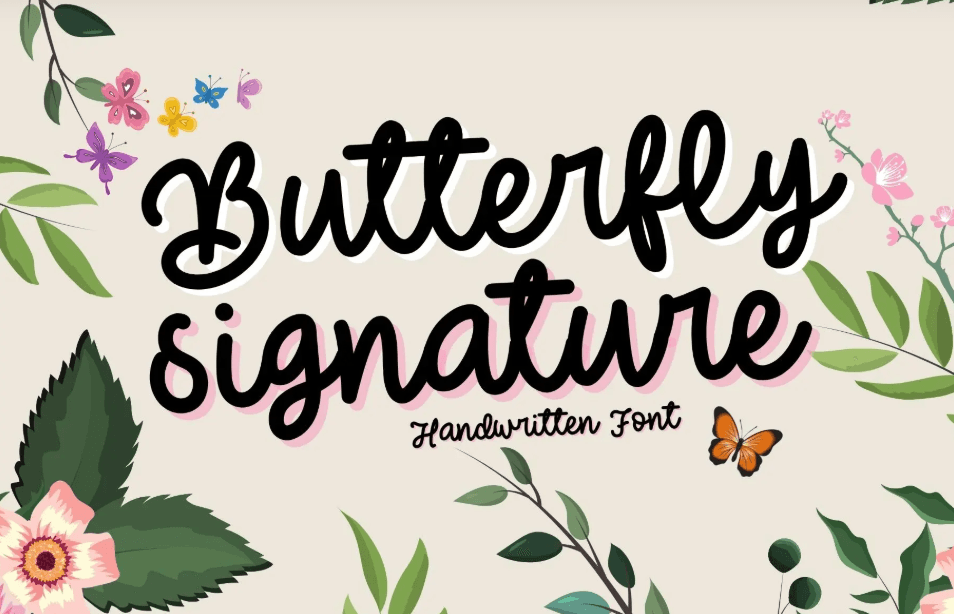 2. Butterfly Signature