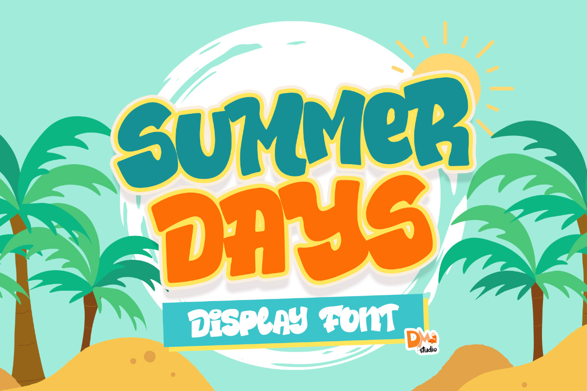 Summer Days Font Preview1