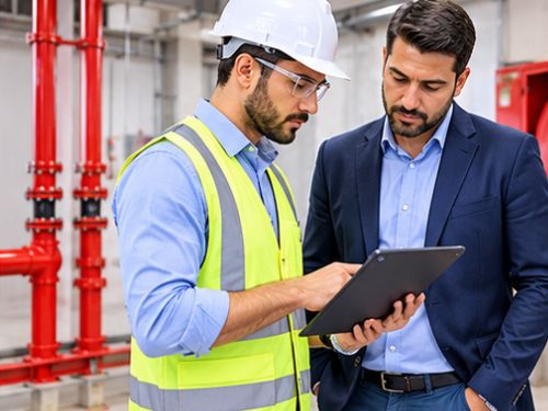 Inspection & Handover - Fire Fighting System Installation