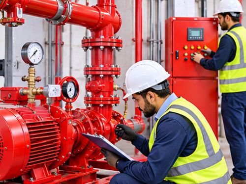 Testing & Commissioning - Fire Fighting System Installation
