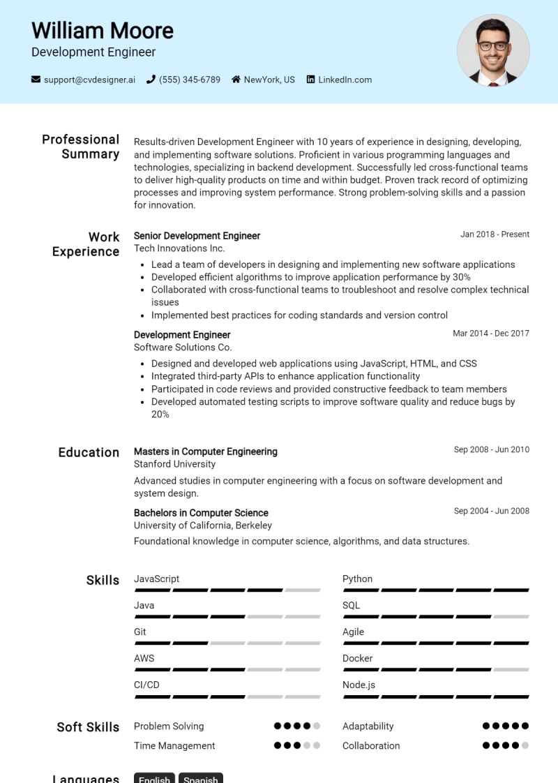 Development Engineer Resume Examples And Templates - Professional 4K Nature Pictures | Free Download