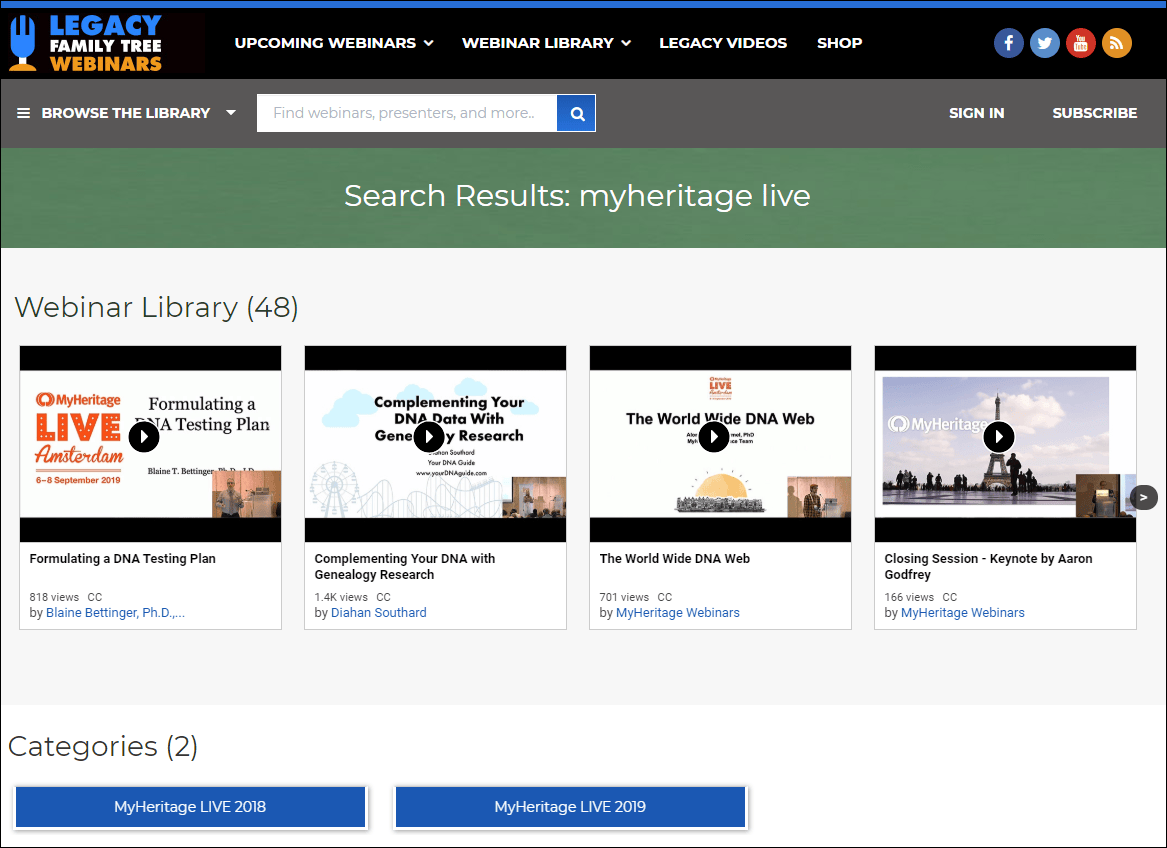 Legacy Family Tree: Webinars and Genealogy Software Both Half Off ...
