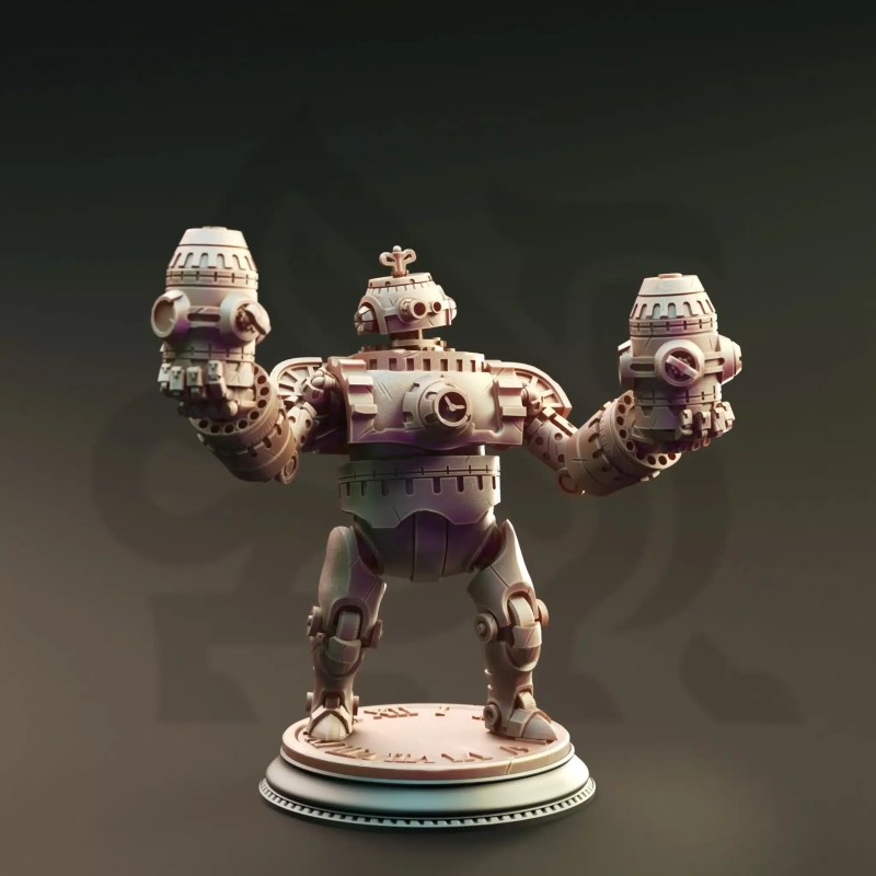 Blade Clockwork Minion D B Prints - Premium Sunset Illustration Gallery - Ultra HD