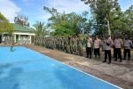 Giat Apel Pagi dan Pembagian Kaporlap Demi Kelancaran Kegiatan TMMD 110/Natuna