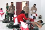Gandeng PMI Palopo Polres Torut Gelar Donor Darah Songsong HUT Bhayangkara