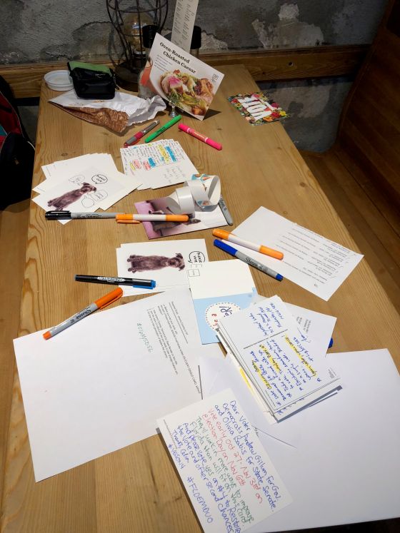 GOTV postcards