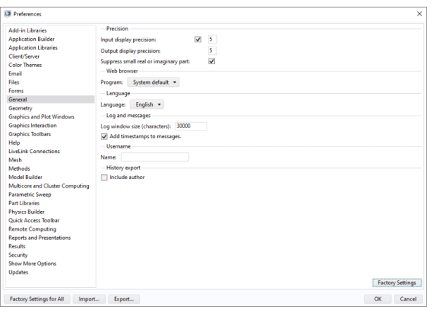 Comsol 6 3 Preference Settings - Best Vintage Photos in Retina