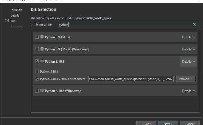 Tutorial: Qt Widgets UI And Python | Qt Creator Documentation