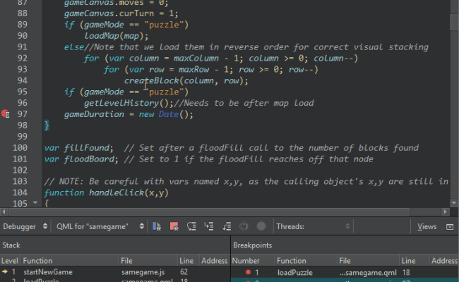 Tutorial: Qt Quick Debugging | Qt Creator Documentation