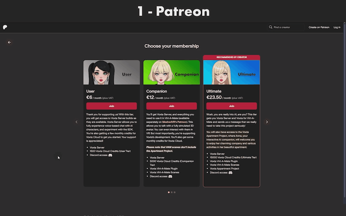 Install Server · Voxta Documentation