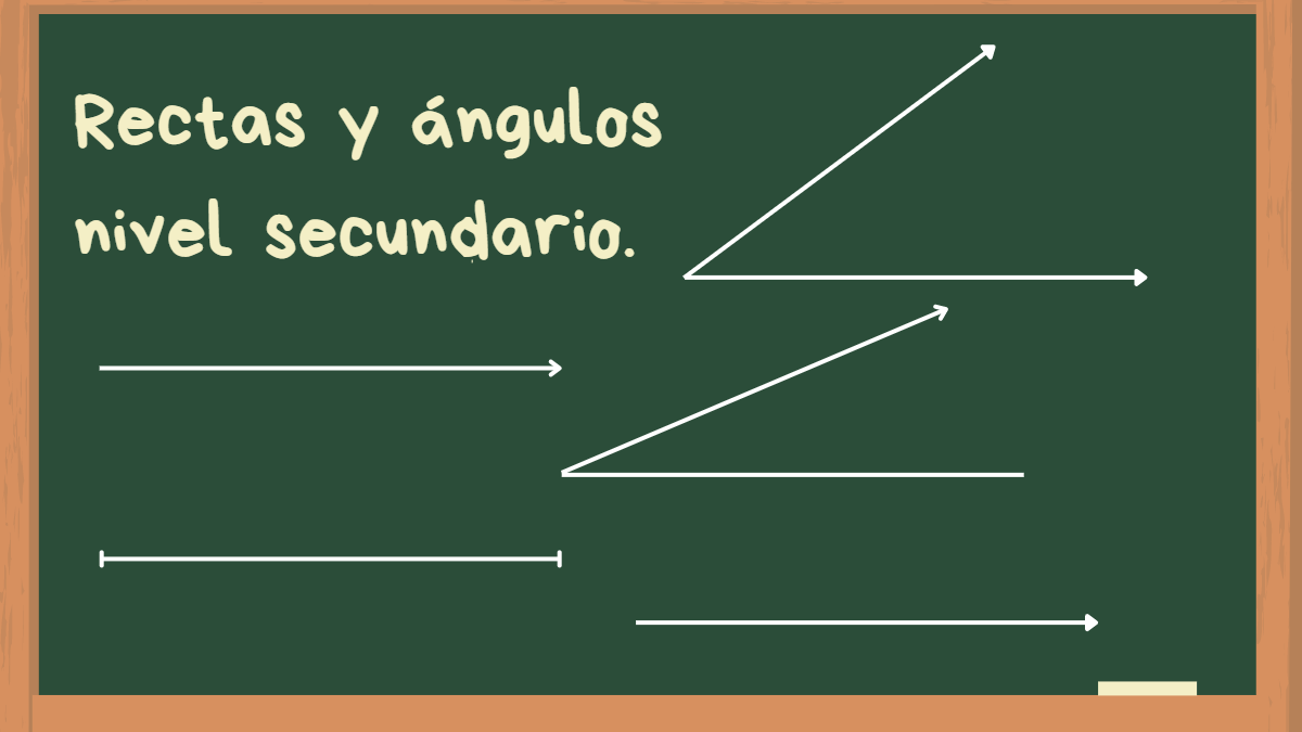Rectas y ángulos nivel secundario.