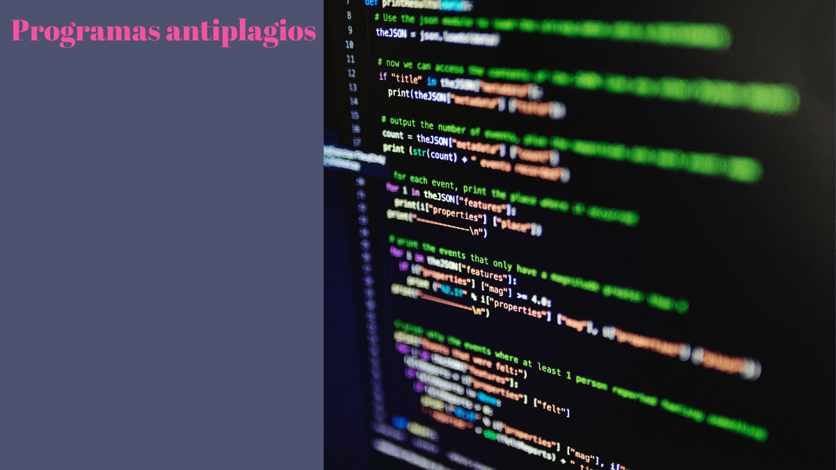Programas antiplagios