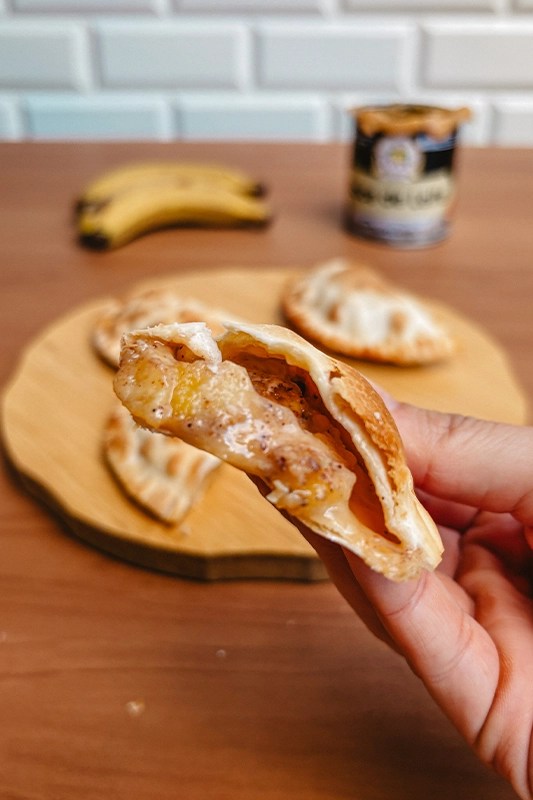 Pastel de banoffee com doce de leite