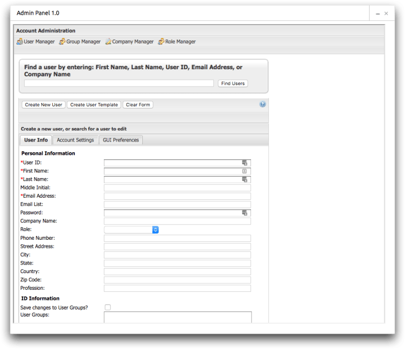 Accessing Admin Tool - Classic Abstract Art - HD