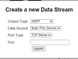 Data Stream Configuration