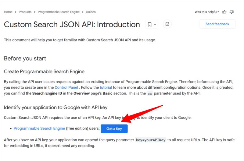 Connect Google Custom Search with AI Content Labs