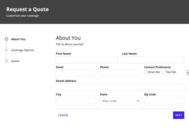 Wizard Layout Example - Premium Abstract Pattern Gallery - 4K