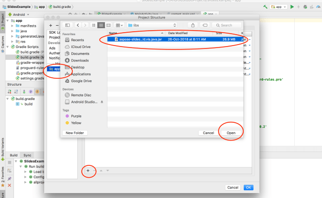 Install Aspose.Slides For Android Via Java|Aspose.Slides Documentation