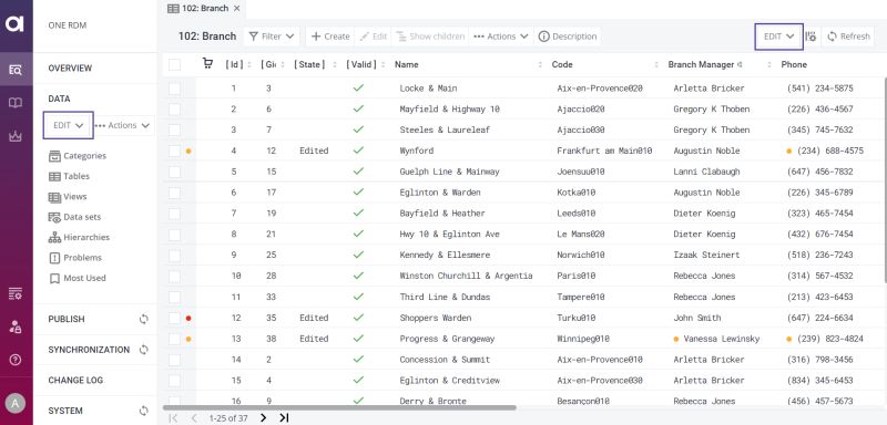 Viewing Data In Table Mode - Ultra HD Landscape Texture - HD