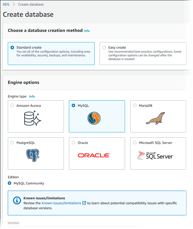 Step 1 Create An Rds Db Instance Amazon Relational