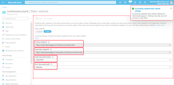 Host A Static Website In Azure Storage Azure Docs - Nature Wallpapers - Beautiful 8K Collection