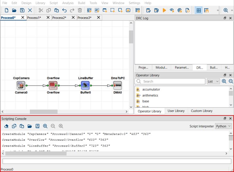 The Visualapplets Scripting Console Basler - Abstract Designs - Creative Mobile Collection