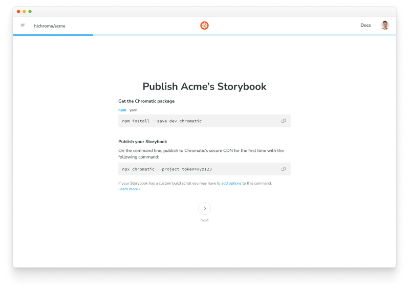 Setup Chromatic Docs - Mobile Colorful Backgrounds for Desktop