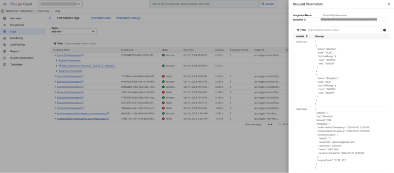View Execution Logs Application Integration Google Cloud Documentation - Space Textures - High Quality High Resolution Collection