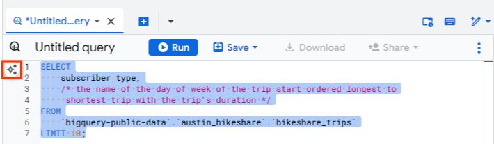 Write Queries With Gemini Assistance Bigquery Google Cloud - Premium Dark Photo Gallery - HD