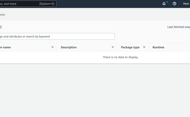Creating A Lambda Function