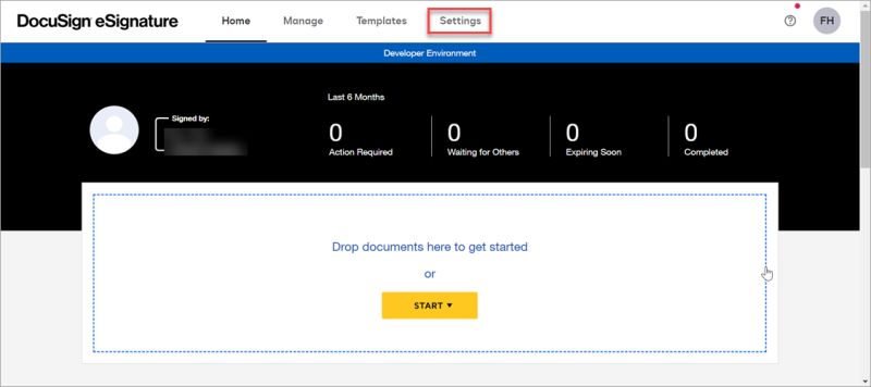 Docusign Integration Setup - Premium Gradient Design Gallery - Desktop