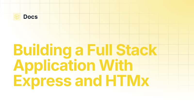 Building A Full Stack Application With Flask And Htmx Tutorials Docs - Download Incredible Minimal Photo | Mobile