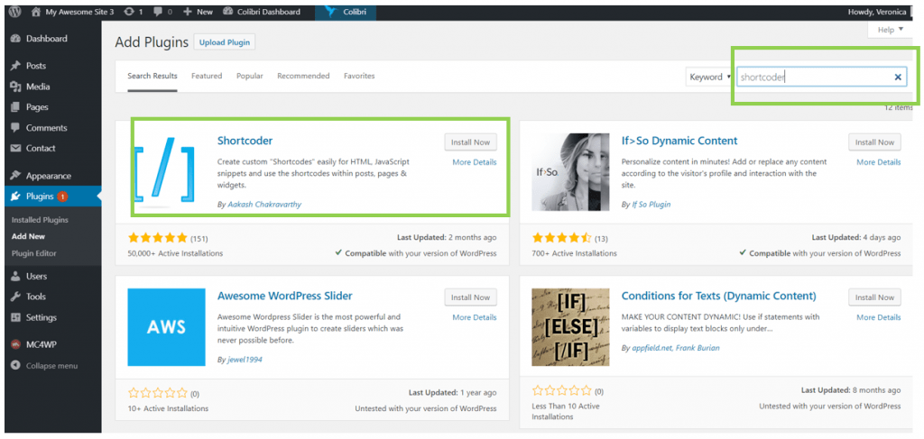 Learn how to custmize your website with . How To Add Custom Html With Shortcode Colibri Docs