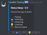 Bot Status Corebot Documentation