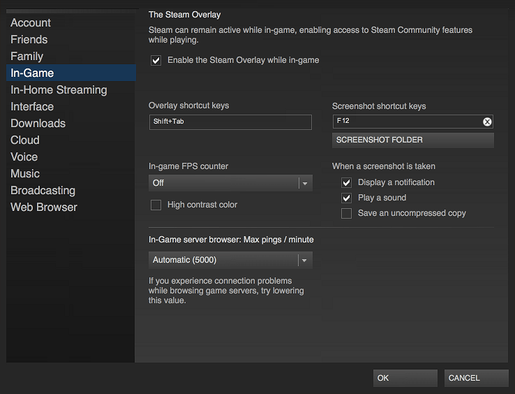 Steam App Unavailable Mac Calever Plugin Screenshot Steamworks In Game Settings 