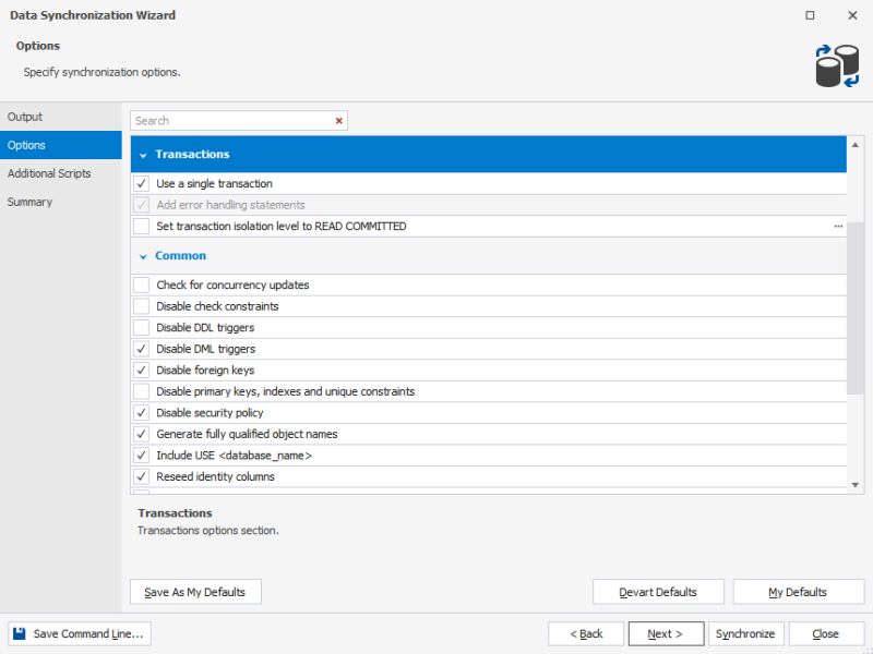 Selecting Synchronization Output - Minimal Picture Collection - 8K Quality