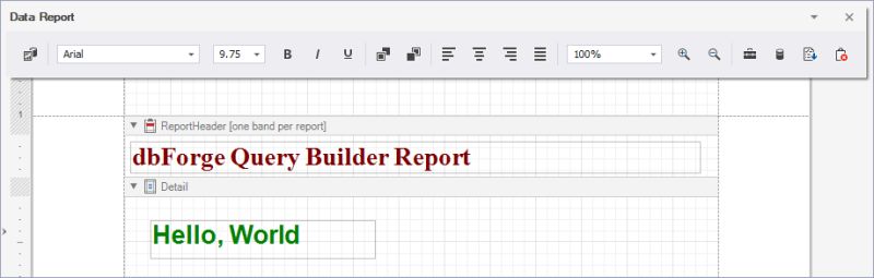 Create A Static Report Templates With Data Retrieved From Sql Query - Premium Abstract Photo Gallery - High Resolution